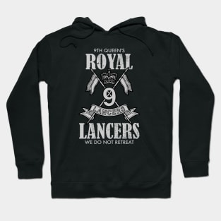 9th Queen's Royal Lancers (distressed) Hoodie